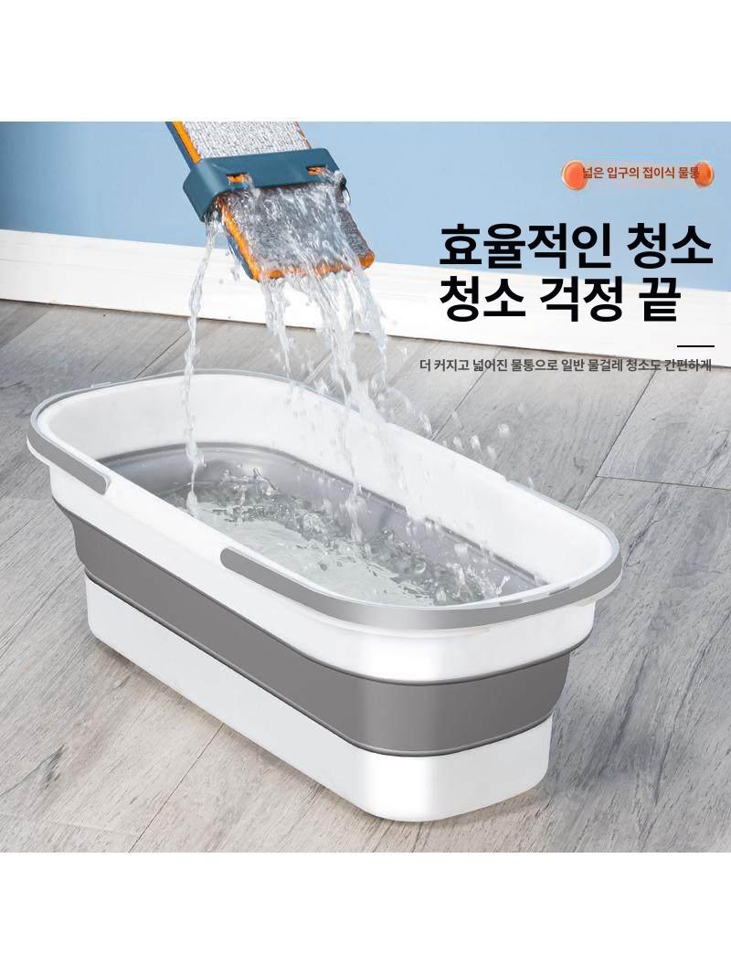 바스켓 세차 대형 욕실 고무 양동이 청소용 물 플라스틱 접이식 텔레스코픽 버킷 - 상세 이미지 5