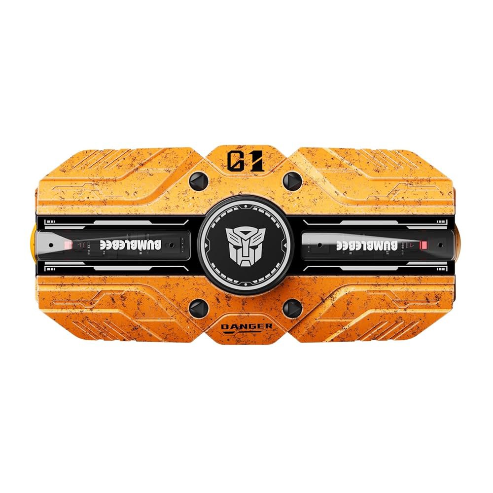 Transformers TF-T80 블루투스 트루 와이어리스 HiFi 이어폰 게임 범블비 옐로우 통화 듀얼 인이어 긴 노이즈 - 음악 캔슬링 모드 쿨 HD 스포츠 내구성 이어버드, - 상세 이미지 3