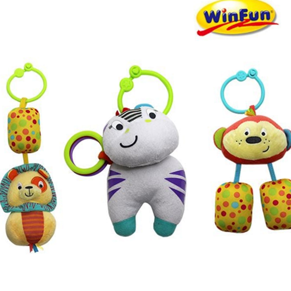 흔들 유모차 장난감 딸랑이 유모차 패브릭 인형