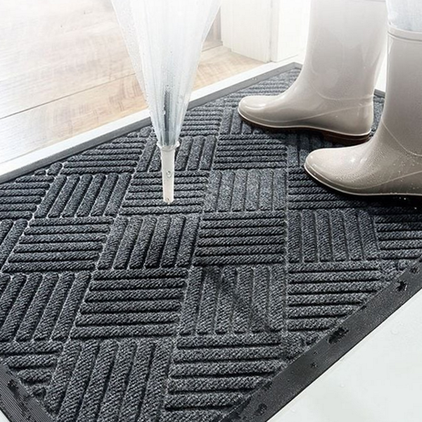 논슬립 현관 발 매트 그레이 출입구 발 매트 가정용 발판