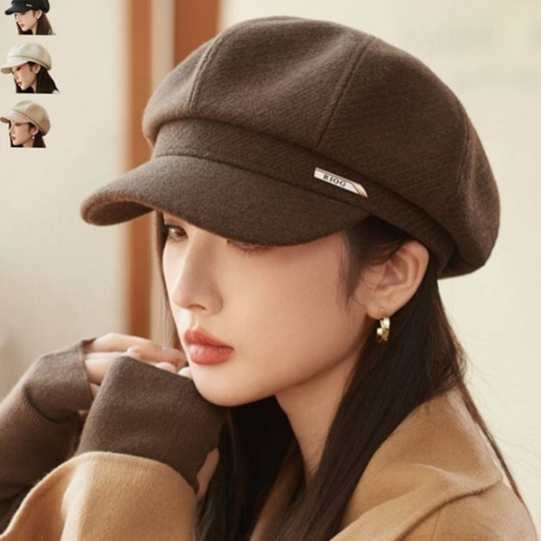 데일리 여성 모자 따뜻한 여자 모자 가을 코디 - 상품 이미지