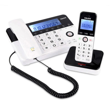 알리바니 크고선명한 디지털 유무선 전화기 무선전화기