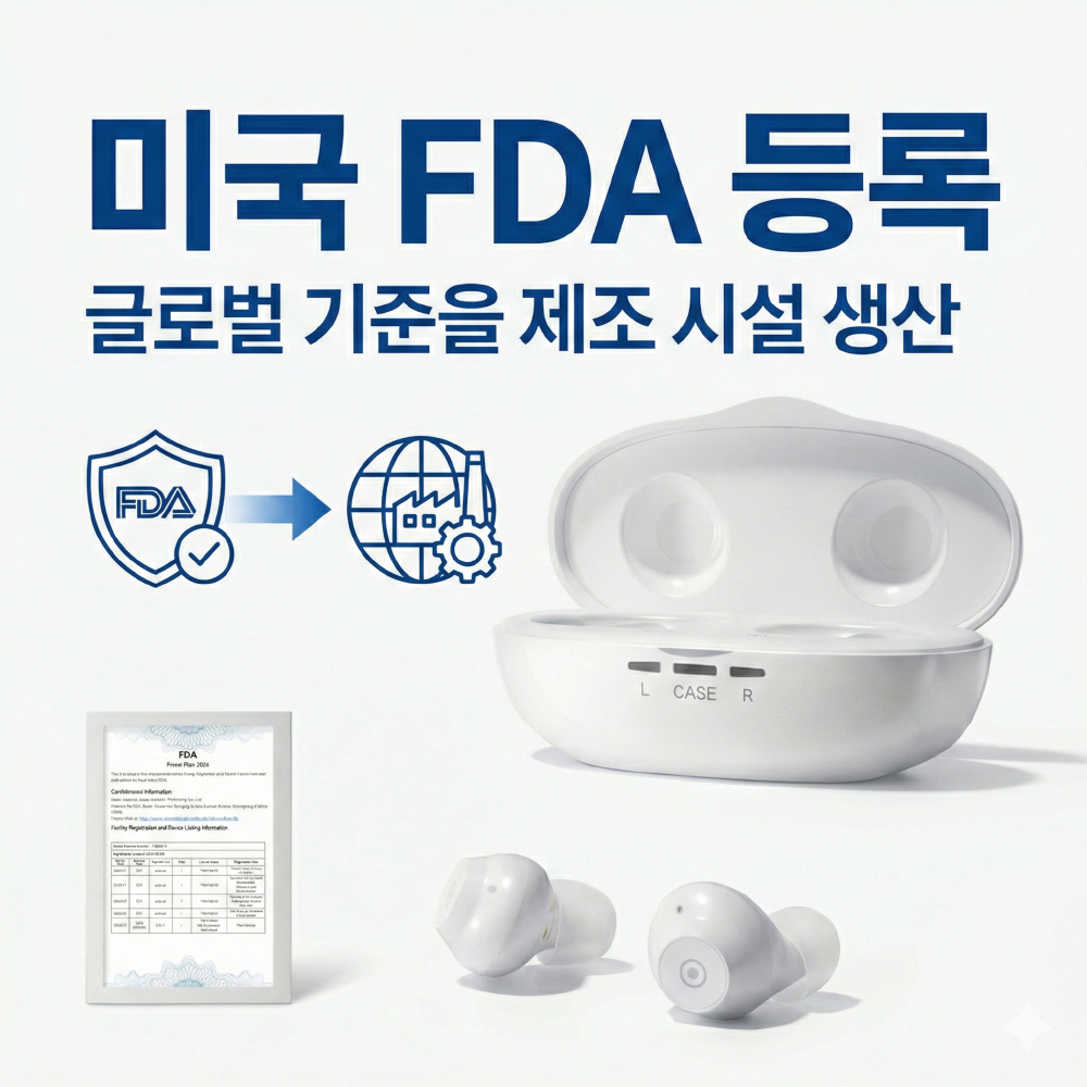 나비 크라우 고성능 디지털 음성 증폭기 소리 청취용 미국 FDA 등록 NV188-VOS7 이미지 6