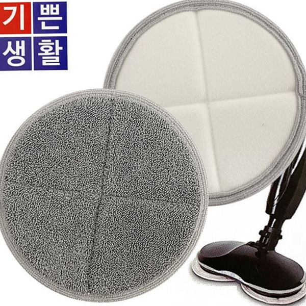 회전 전동 물걸레 패드 청소용 극세사 물걸레 패드 가정용 바닥 - 상품 이미지