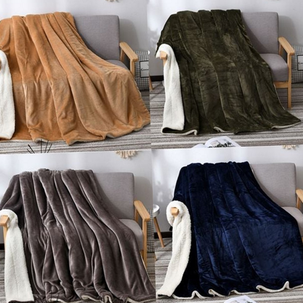 부드러운 극세사 이불 차렵 겨울 이불 두꺼운 간절기