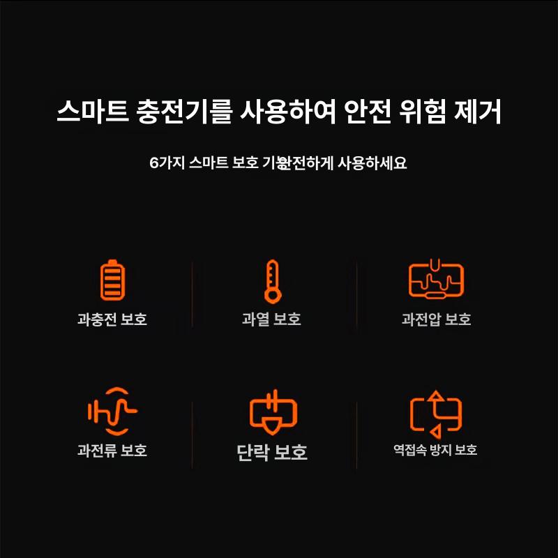 전기 충전기 어댑터 오토바이 충전 커넥터 자전거용 차충 48V 2A 54.6 Y형 커넥터 - 상세 이미지 5