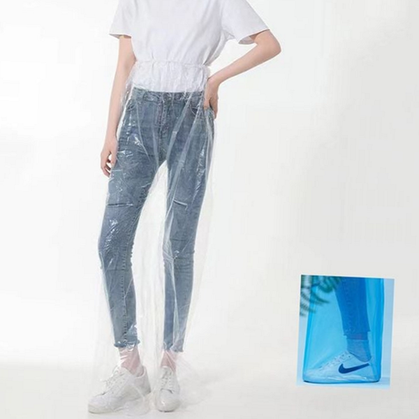활동용 일회용 우비 바지 휴대용 일회용 레인 팬츠 비오는날 야외 - 상품 이미지