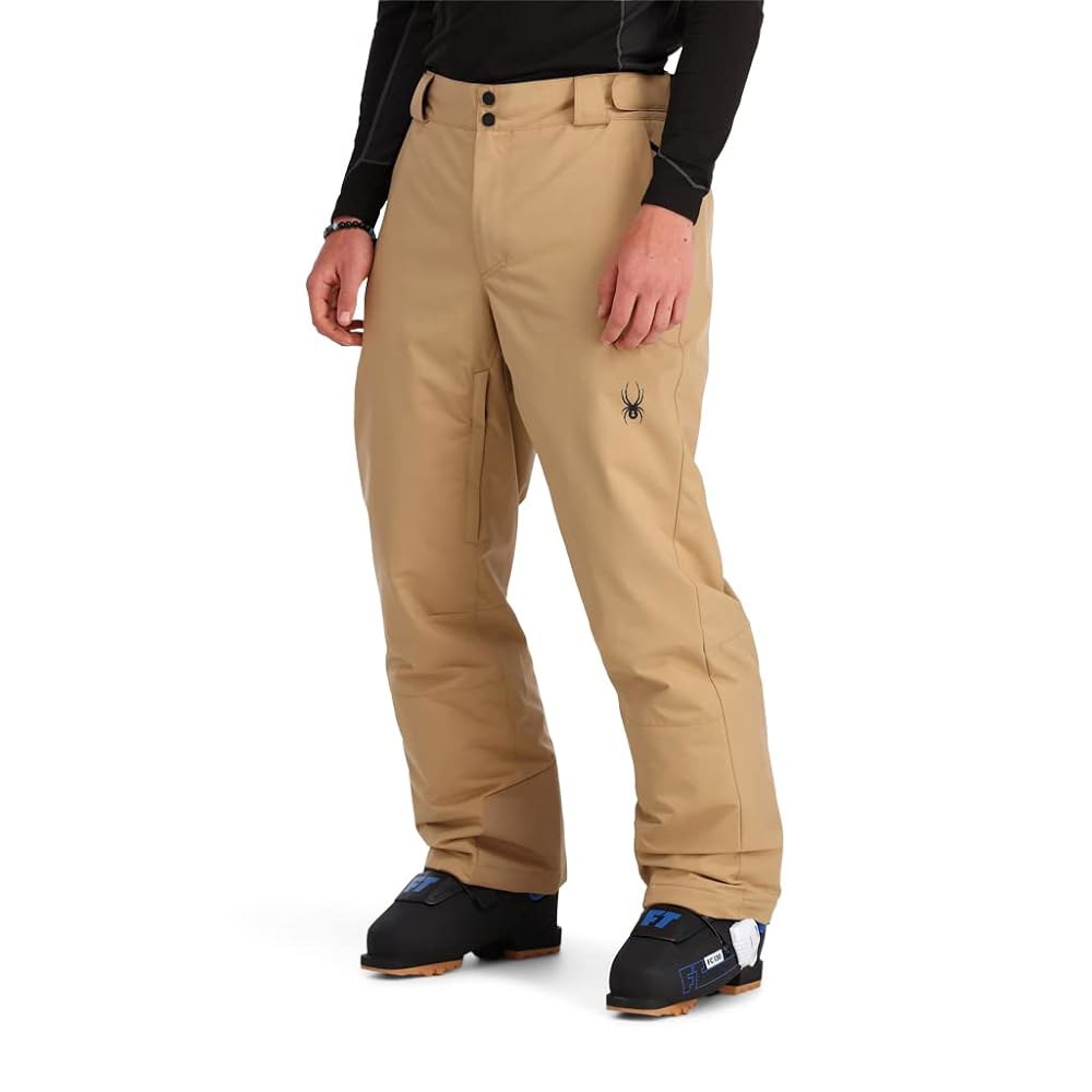 Spyder 남성용 트랙션 단열 스키 타닌 블랙 팬츠, Collegiate Black Medium - 상세 이미지 2