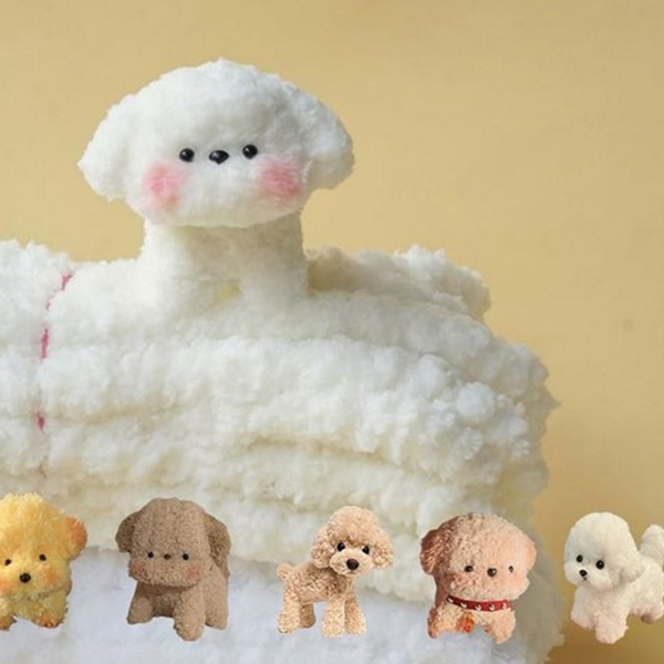 초보자 diy 인형 만들기 모루실 수공예 인형 키트 핸드메이드 모루 - 상품 이미지