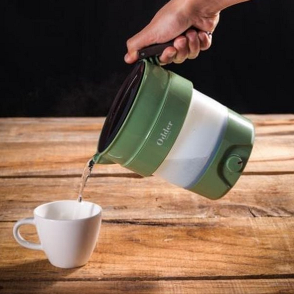 여행용 접이식 전기 포트 캠핑용 휴대용 전기 주전자 포트기 캠핑