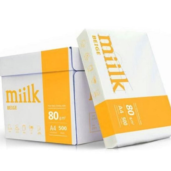 프린터 a4 복사용지 80g 미색 복사용지 사무용 서류 대량 - 상품 이미지