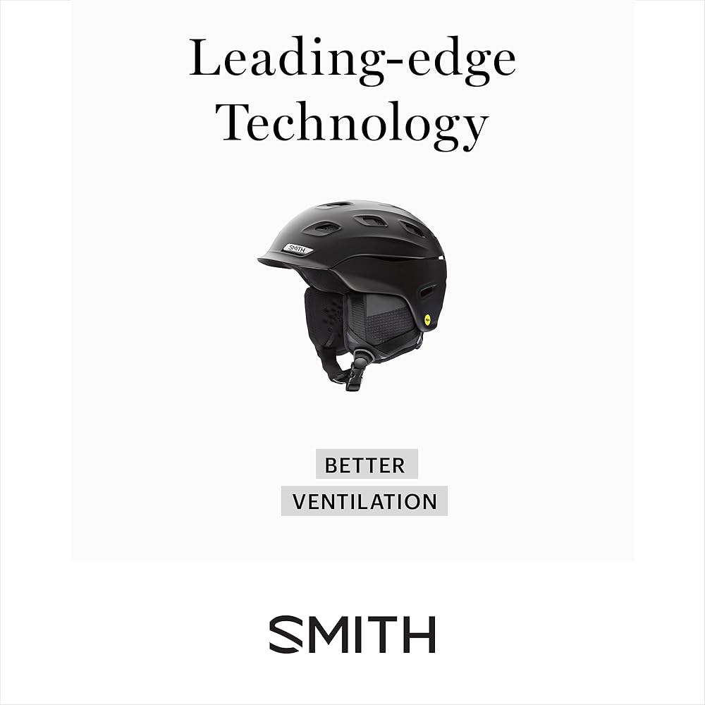 Smith 홀트 스노우 헬멧, 매트 화이트, Matte Black Small - 상세 이미지 2