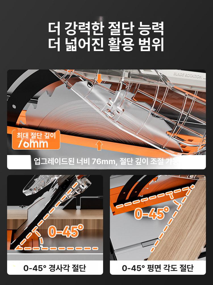 셰파흐 테이블쏘 HS105 목재 톱 합판재단기 목공 - 상세 이미지 3