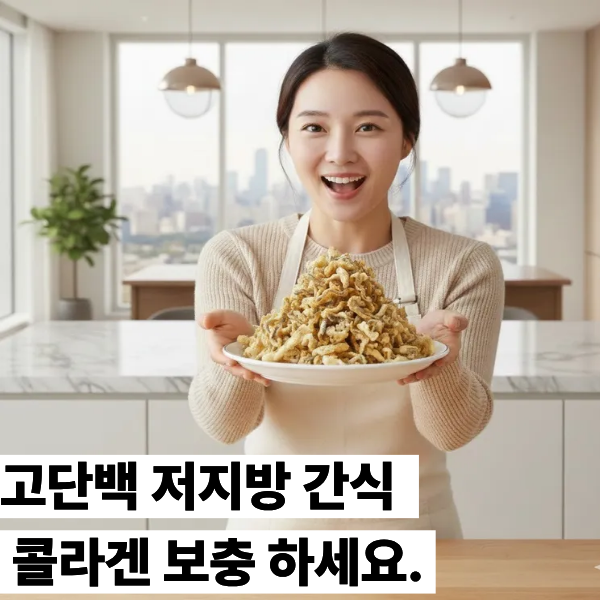 명식품본사 황태껍질튀각 대포장 콜라겐 간식 안주 식당식자재 도매가 500g, 1개 이미지 8