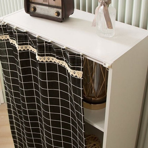 수납장 선반 가리개 미니 선반 커튼 바란스 가림막 현관 창문