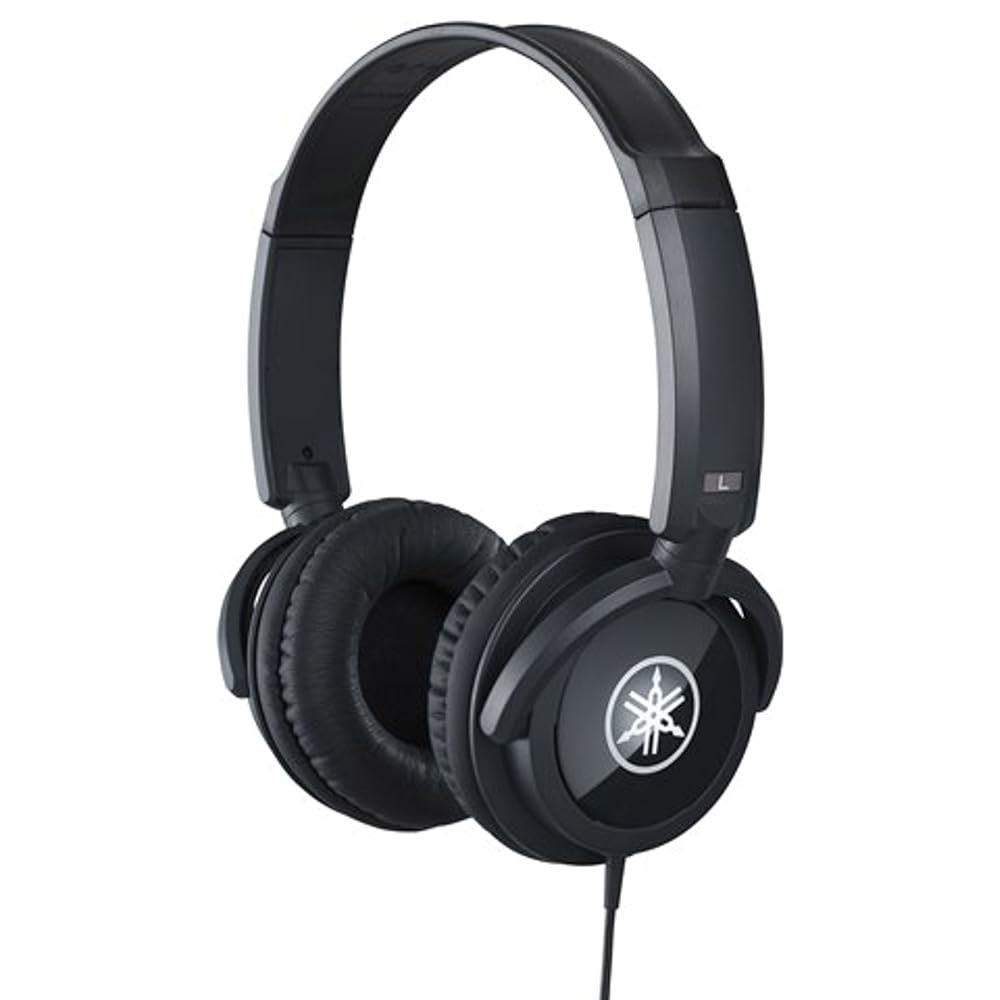 Yamaha HPH-100 헤드폰, 고품질 사운드 뮤지션 및 블랙 베이스, 유선 딥 이어, 오버 Black Single - 상품 이미지