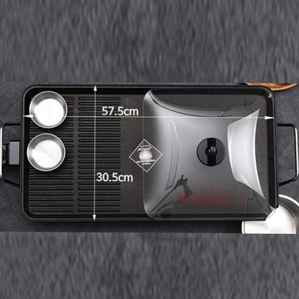 가정용 전기 그릴 고기 전기 불판 다용도 구이 코팅 실내