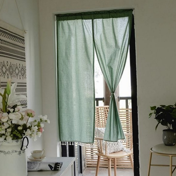 미니 바란스 커튼 패브릭 주방 가리개 싱크대 가림막 통로 창문