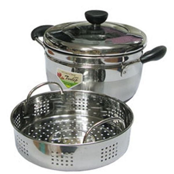 다용도 스텐 찜 냄비 주방 인덕션 찜 냄비 20cm 찜솥 - 상품 이미지