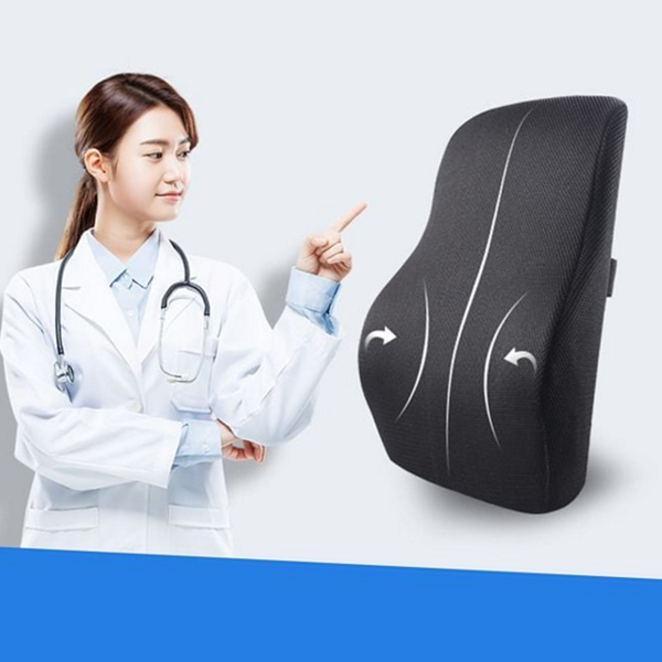 컴퓨터 사무실 허리 쿠션 메모리 의자 등받이 쿠션 사무용 메쉬 - 상품 이미지