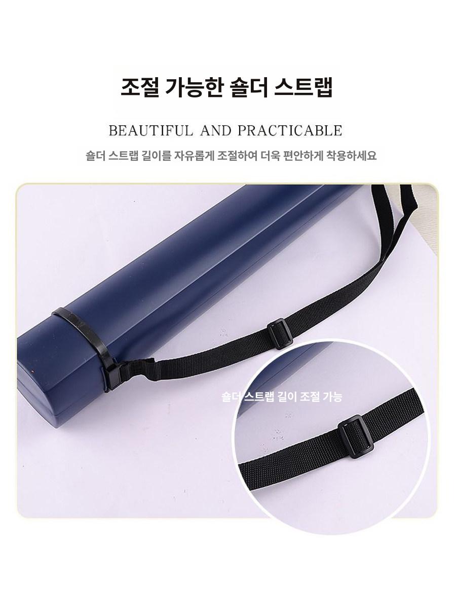 오토바이 우산통 수납 가방 라이더 보관함 블랙 대형 - 상세 이미지 3