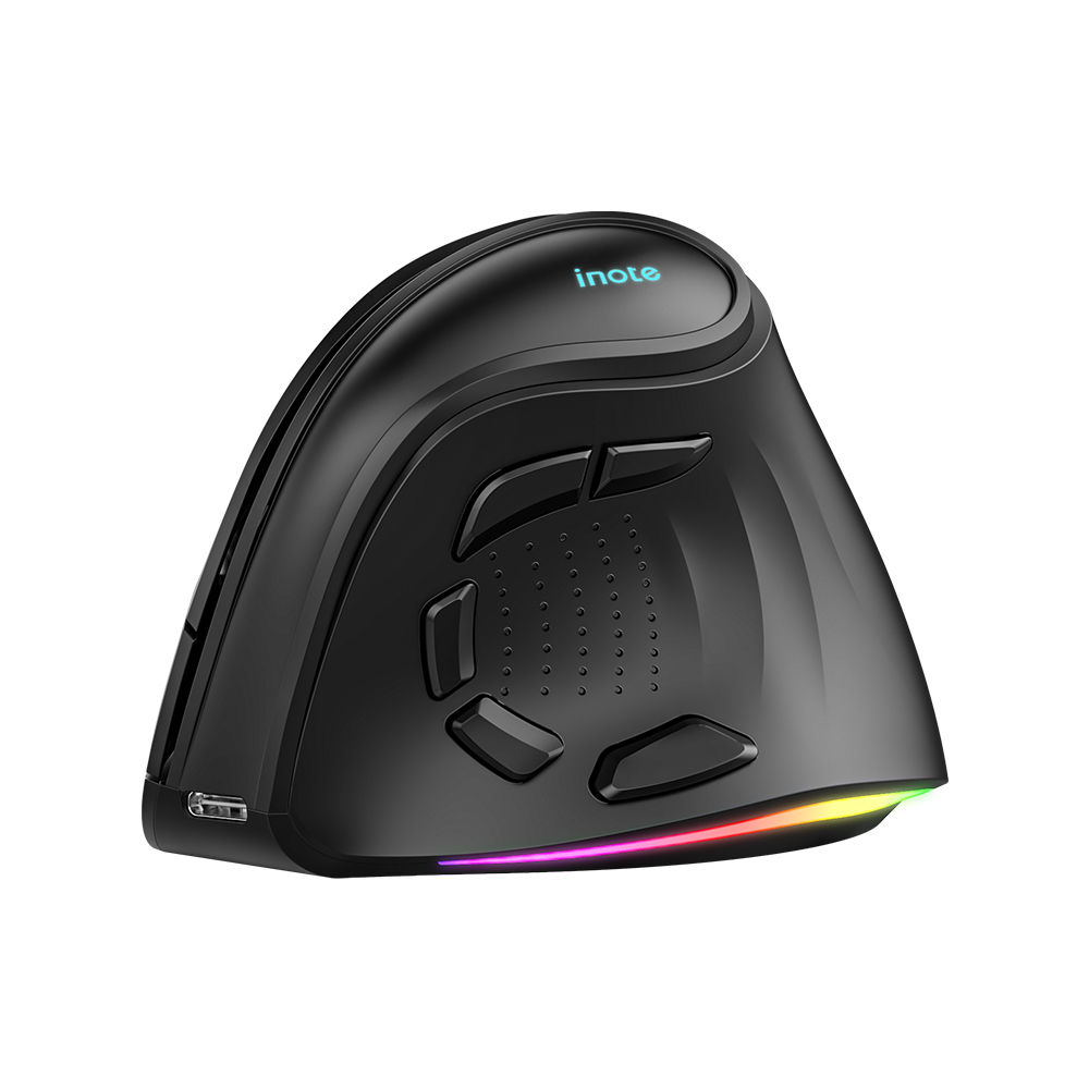 아이노트 VM530RB 인체공학 블루투스 무선 버티컬 마우스 블랙 이미지 6