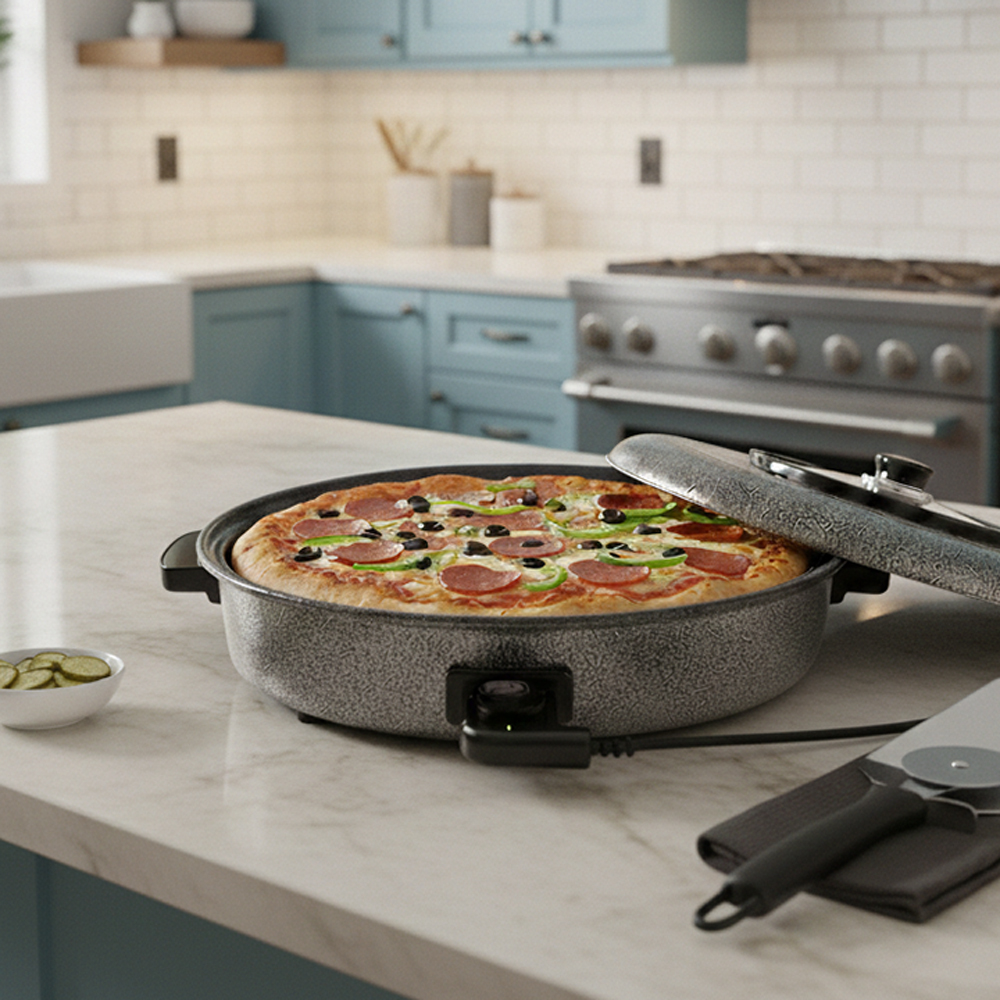 대원 전기팬 원형 잔치팬 명절 전 부침개 DW-1400