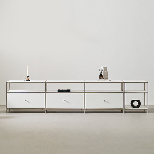 헤이몰리 헤이즈 미드센츄리 모듈 2단 1980 선반장 거실장+2단 400 협탁