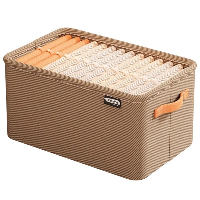 자동차 트렁크 정리대 스킨 용품 보관함 박스 차량 차량용 수납 서랍식 화물 카키색 와이어 M 35x25x22CM - 상품 이미지