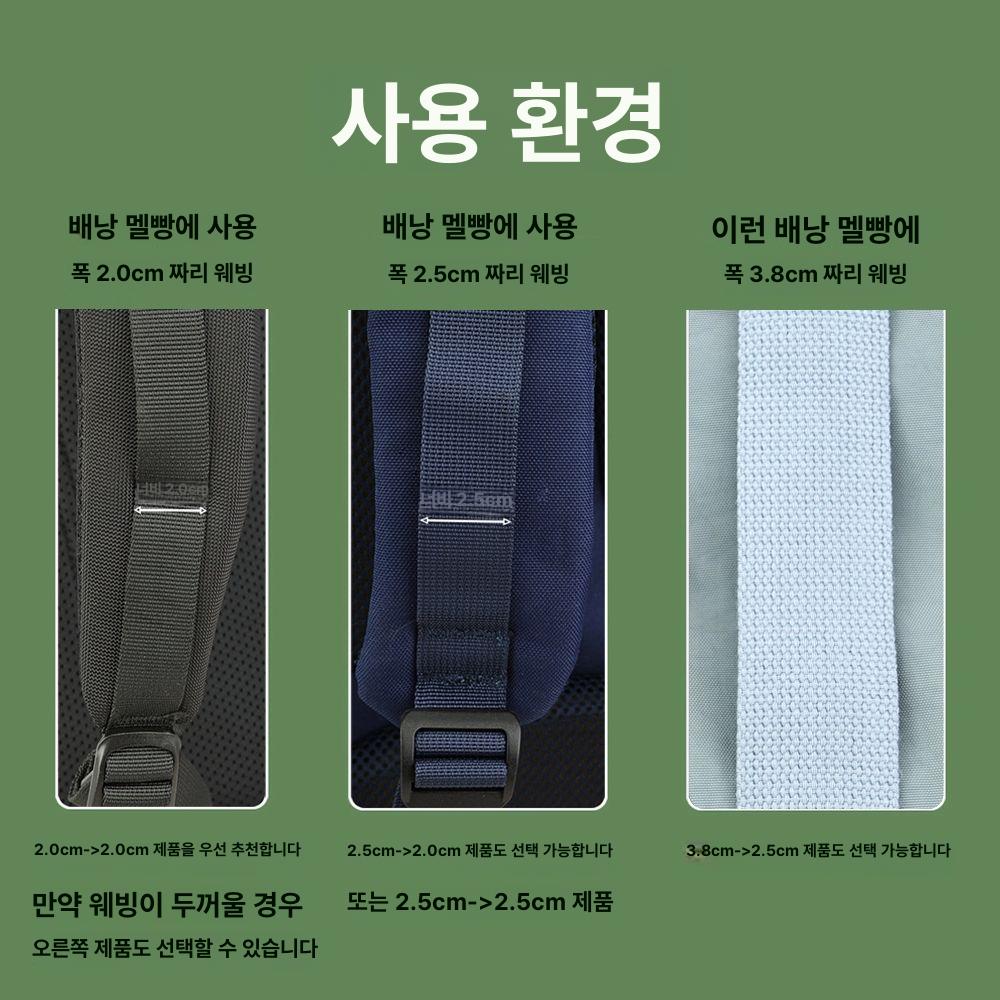 숄더 스트랩 하네스 안전고리 듀얼 수납 X자 가죽 세트 블랙 2.0cm 2.0cm 일반 버클 프리사이즈 - 상세 이미지 3