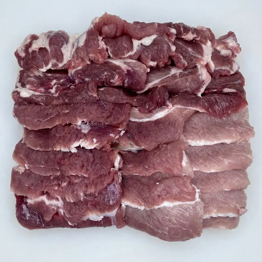 지리산 흑돼지 뒷고기 특수부위 모듬 500g 산청 버크셔 흙돼지 짜투리고기 자투리 흑돈 한돈 이미지 3