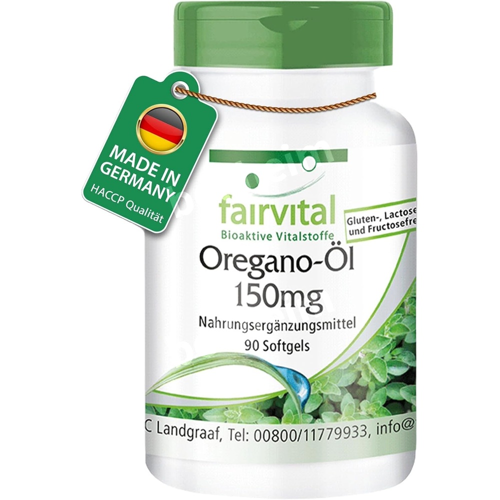 페어바이탈 오레가노 오일 90캡슐 (150mg) - 상품 이미지