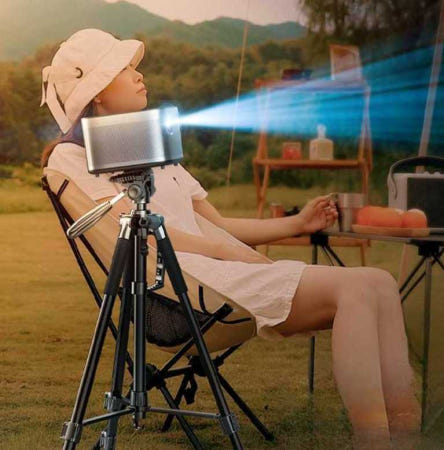 [해외]PF610P거치대 미니빔 시네빔전용 야외 프로젝터매니아 거치대 프로젝션 삼각대