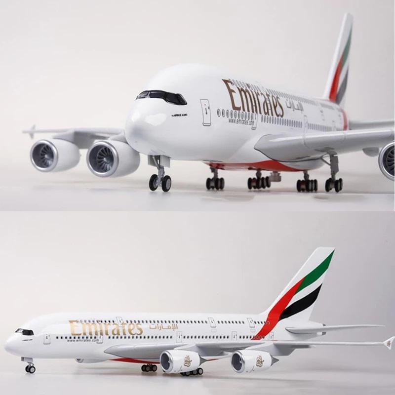 A380 다이캐스트 에미레이트 항공 합금 비행기 모형 - 상품 이미지