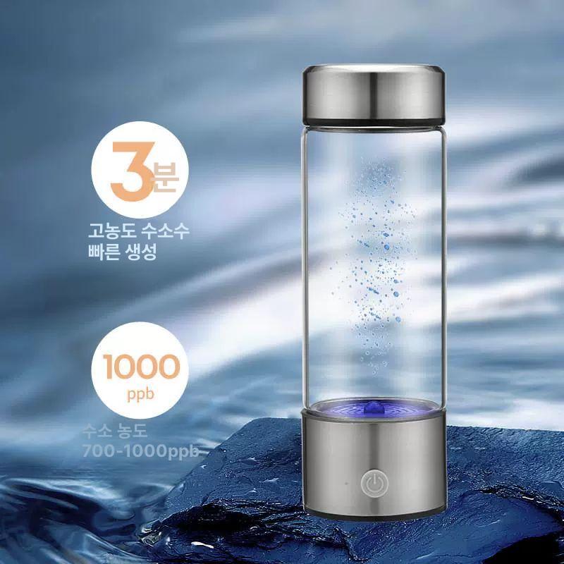 수소수 생성기 물컵 텀블러 제조기 전해수기 수소수제조기 스테인리스스틸 본체 4000ppb 용도 분리 - 상세 이미지 5