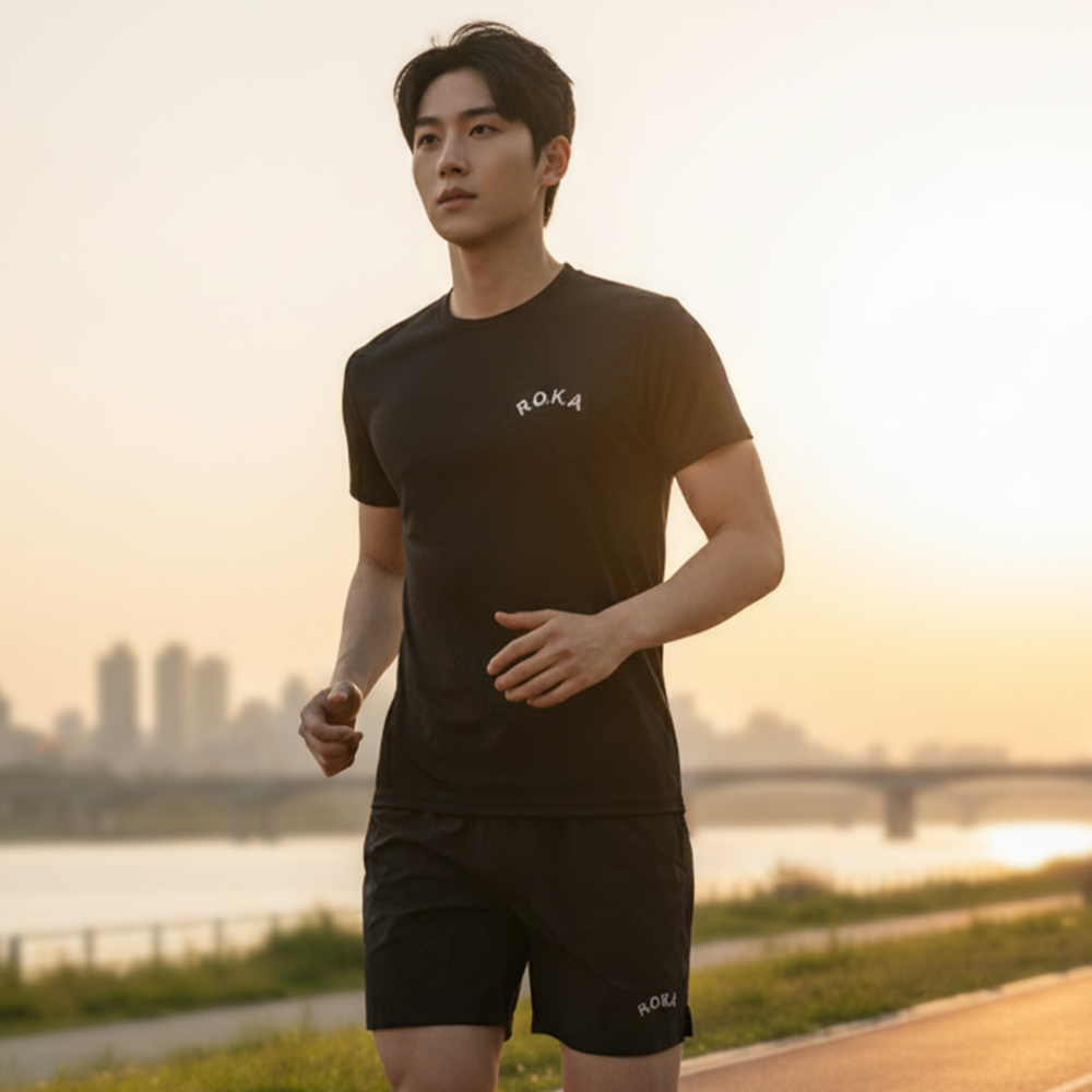 씨움 로카티 ROKA 반팔 국산 코리아아미 기능성 라운드넥 티셔츠 - 상세 이미지 4