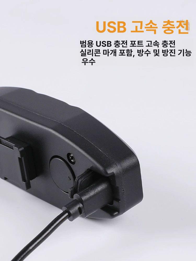 전동킥보드 라이트 점멸등 표시등 경고 후미등 깜빡이 고내구성 후미등 4가지조명모드 없음 조향 없음 - 상세 이미지 5