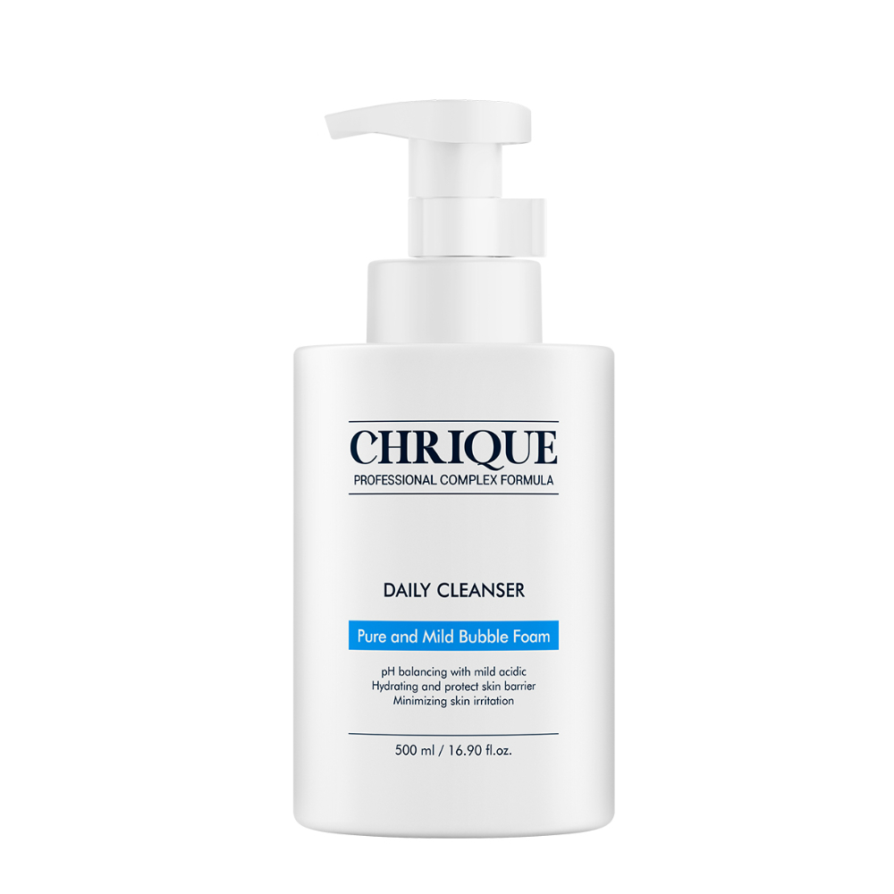 크리크 약산성 거품 세안제 버블 폼클렌저 저자극 클렌징 피부진정, 500ml, 1개 이미지
