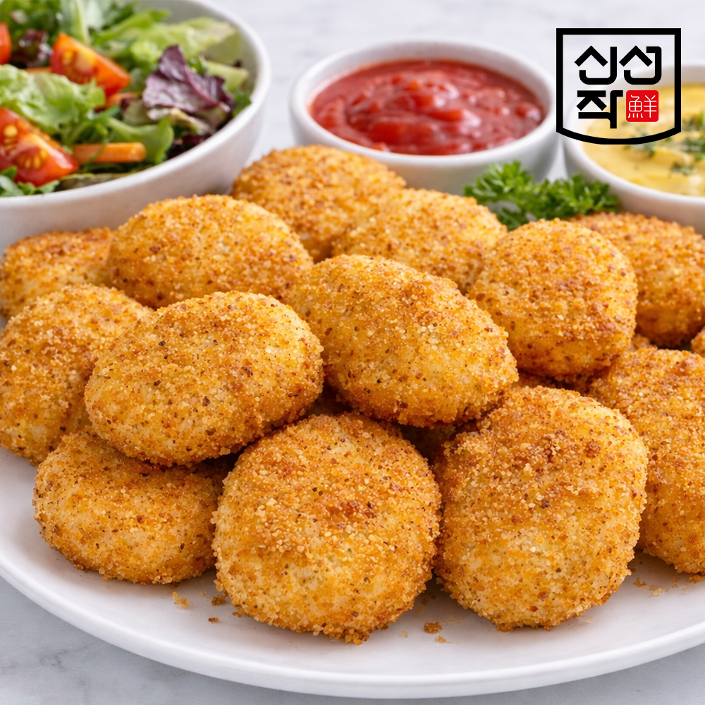 [신선작] 냉동 빵가루 가리비관자 튀김 500g, 1팩 - 상세 이미지 2
