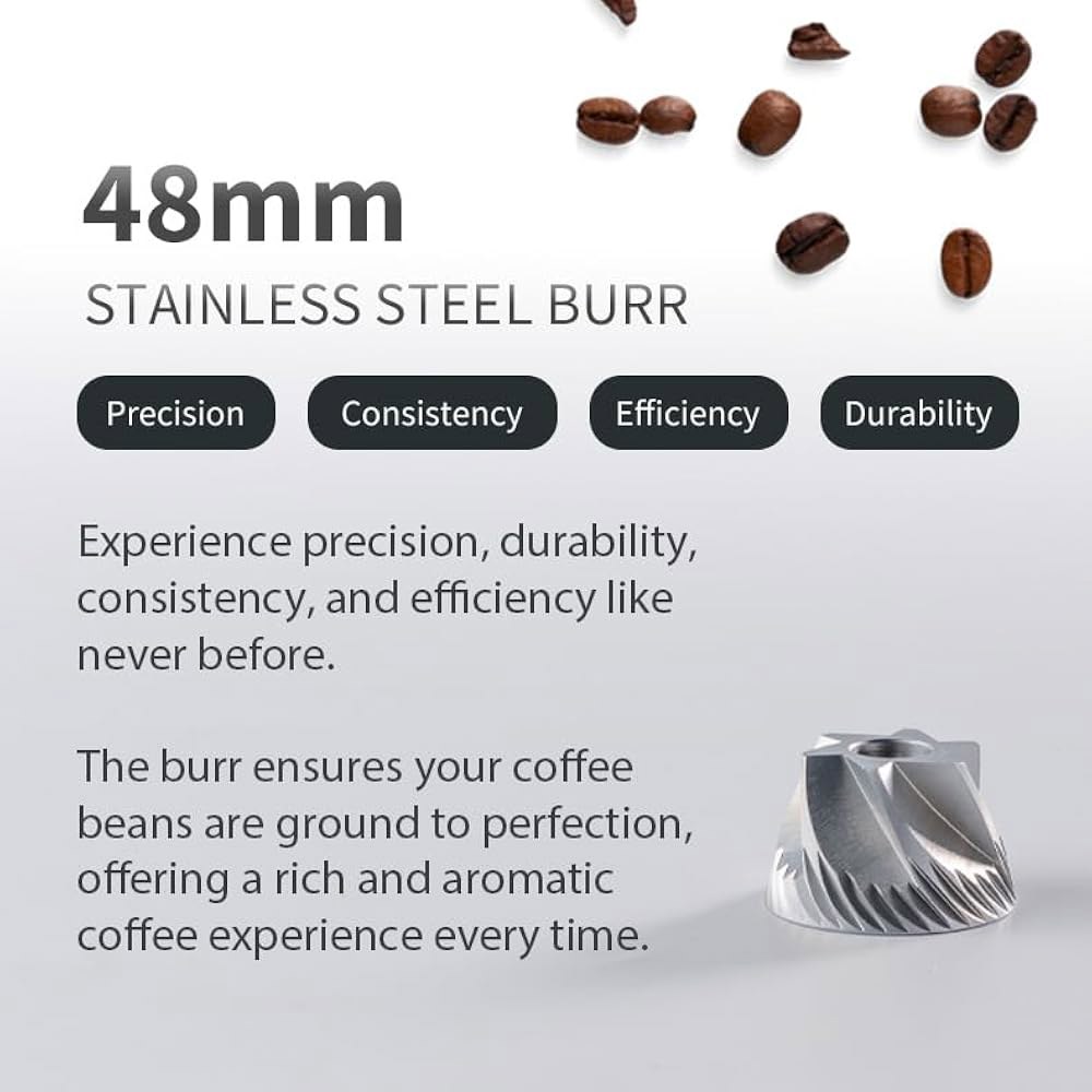 조립식 스테인리스 원뿔형 버가 있는 1Zpresso J 수동 커피 그라인더 실버 용량 35g - 수치 내부 조정 가능 설정 J Silver - 상세 이미지 3