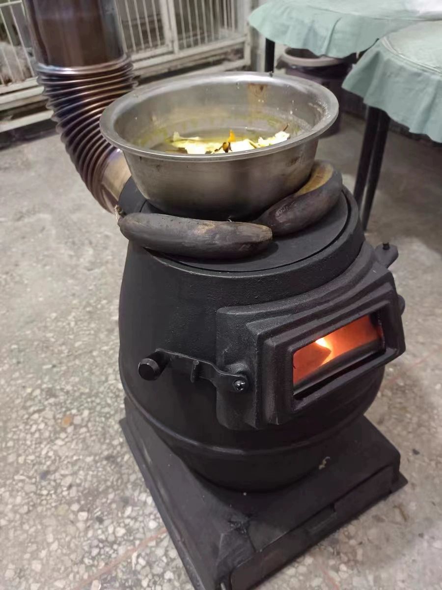 주물 드럼통 화롯대 화덕 화로 무쇠 옛날 가마솥 난로