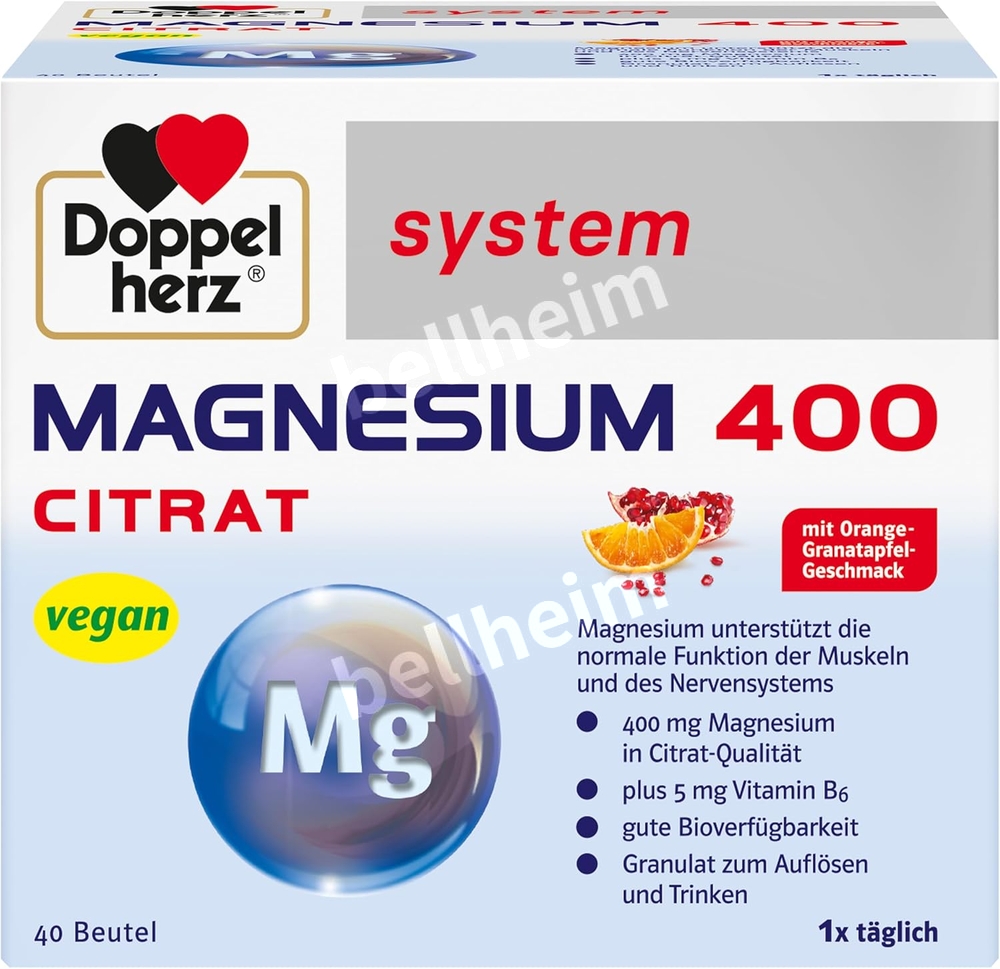 도펠헤르츠 마그네슘 시트레이트 400mg 40정 20정 - 상세 이미지 2