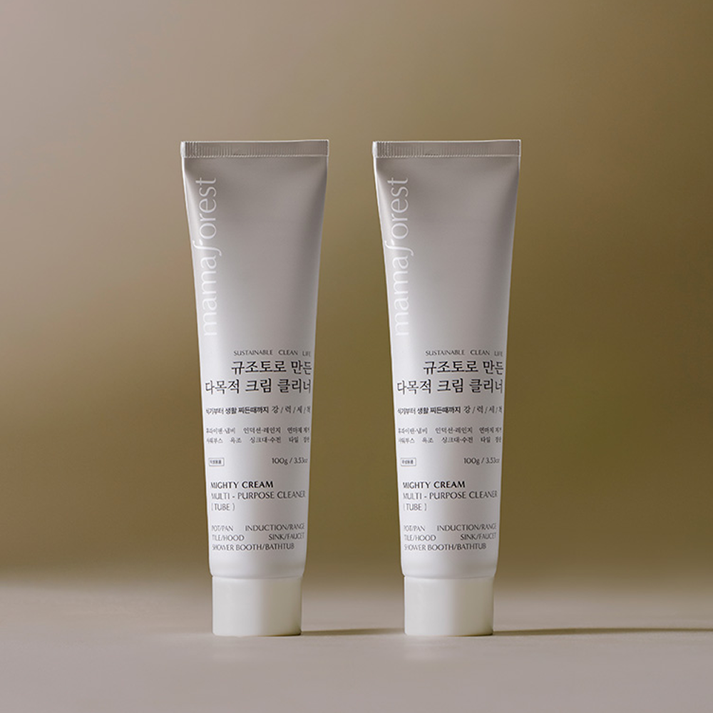 마마포레스트 규조토 다목적클리너 크림 튜브형 찌든때 기름때 제거 식기류 100g, 2개 제품 이미지