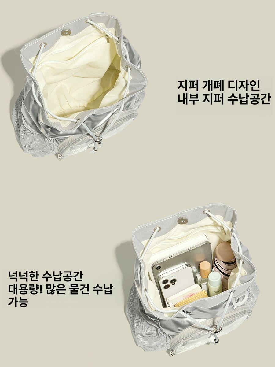 미니 이타백 덕질 가방 덕후 미니 실버 가방 - 상세 이미지 3