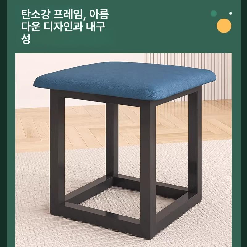 다기능 접이식 스툴 접이식스툴 침실 수납 실내 천연 가정용 대나무 보조의자 원목스툴 스텝 - 상세 이미지 4