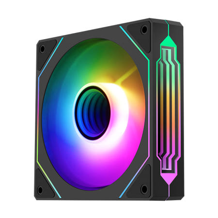 세고텝 Segotep NR12 ARGB PWM 리버스 시스템 케이스 쿨러 (블랙)