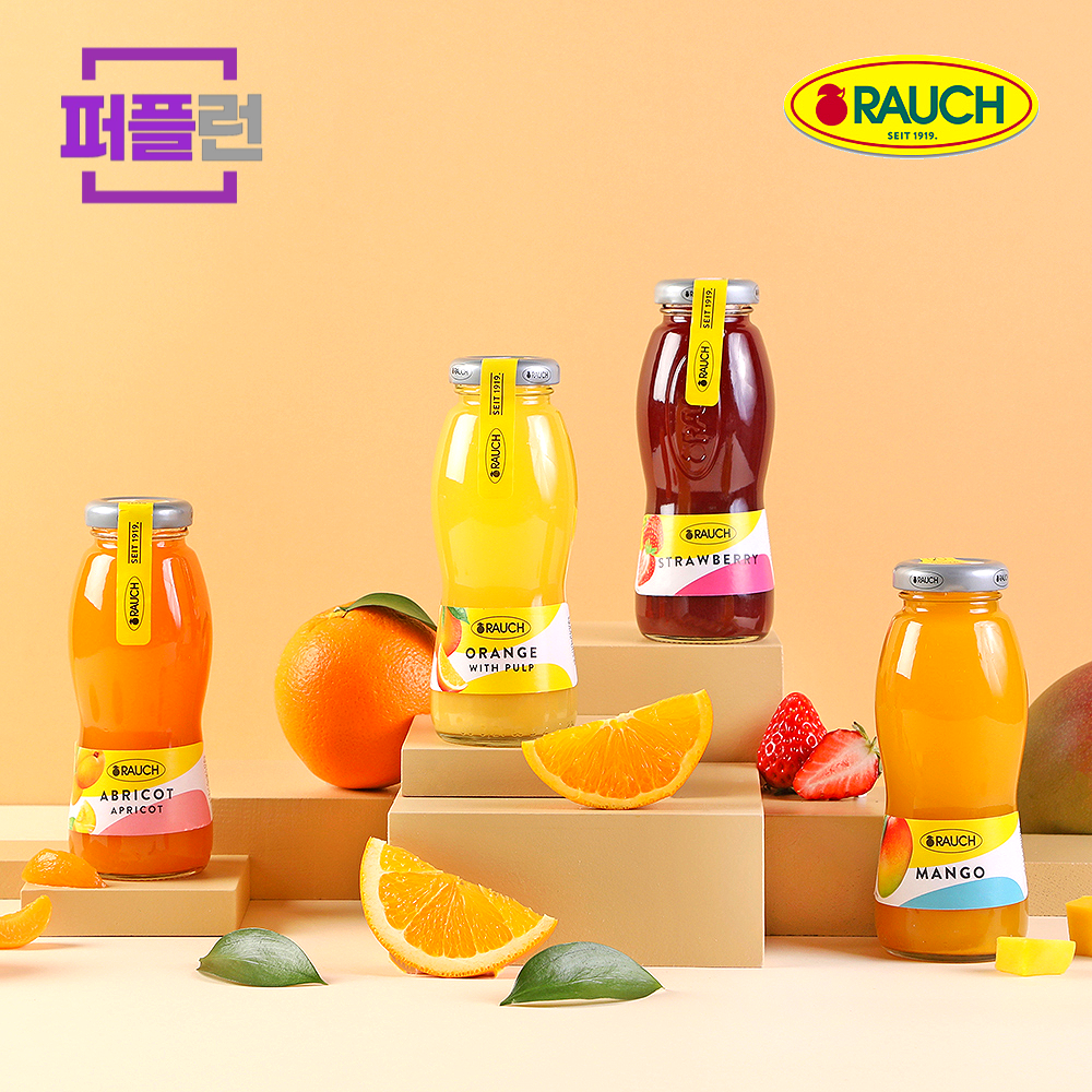 라우치 오렌지 200ml x 24병 착즙주스 오스트리아 병음료 - 상세 이미지 2