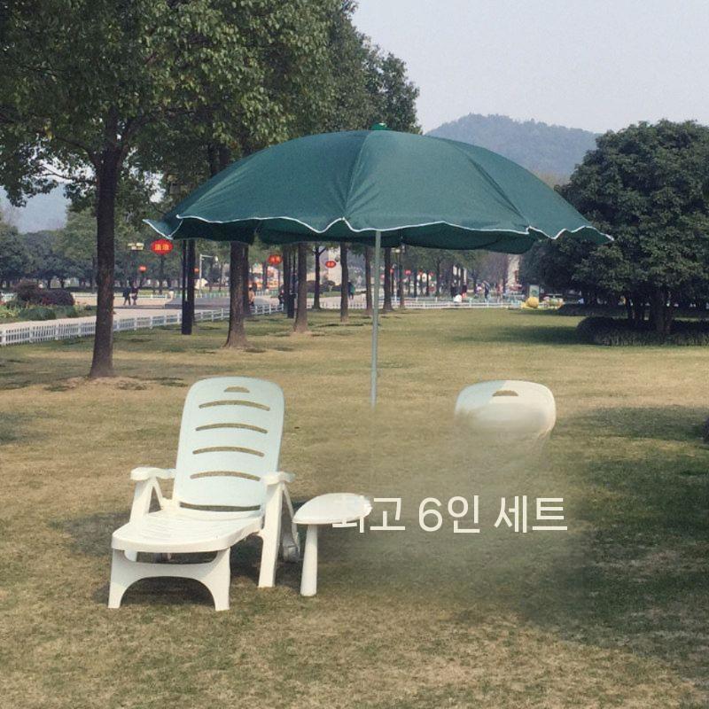 접이식 썬베드 리조트 캠핑 의자 해변 비치 수영장 테라스 고급 의자 (12kg) - 상세 이미지 4