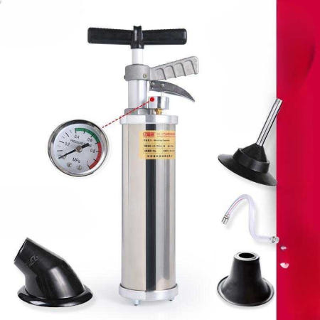 [해외]화장실 에어압축기 막힘제거 블래스터 공기압 화장실 압축기