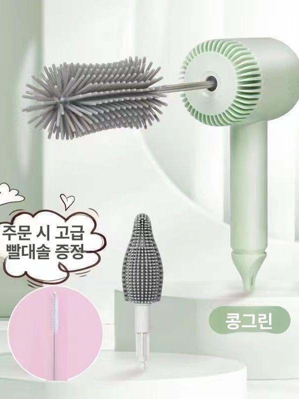전동 컵 세척 브러쉬 유리컵 텀블러 세척솔 주방 도구 - 상세 이미지 4